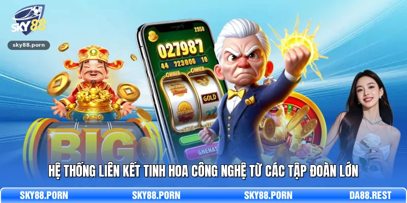 Hệ thống liên kết tinh hoa công nghệ từ các tập đoàn lớn 