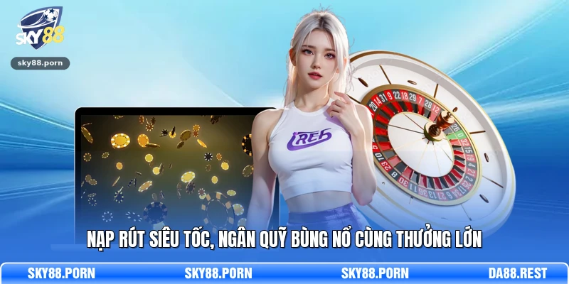Nạp rút siêu tốc, ngân quỹ bùng nổ cùng thưởng lớn 